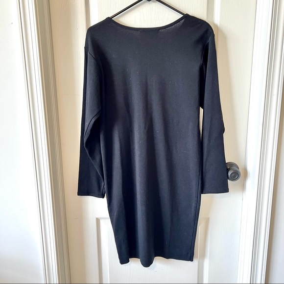 Vintage CAROLE LITTLE Petite Wool Blend Embellished Sweater Dress—SZ. SP - Picture 9 of 12